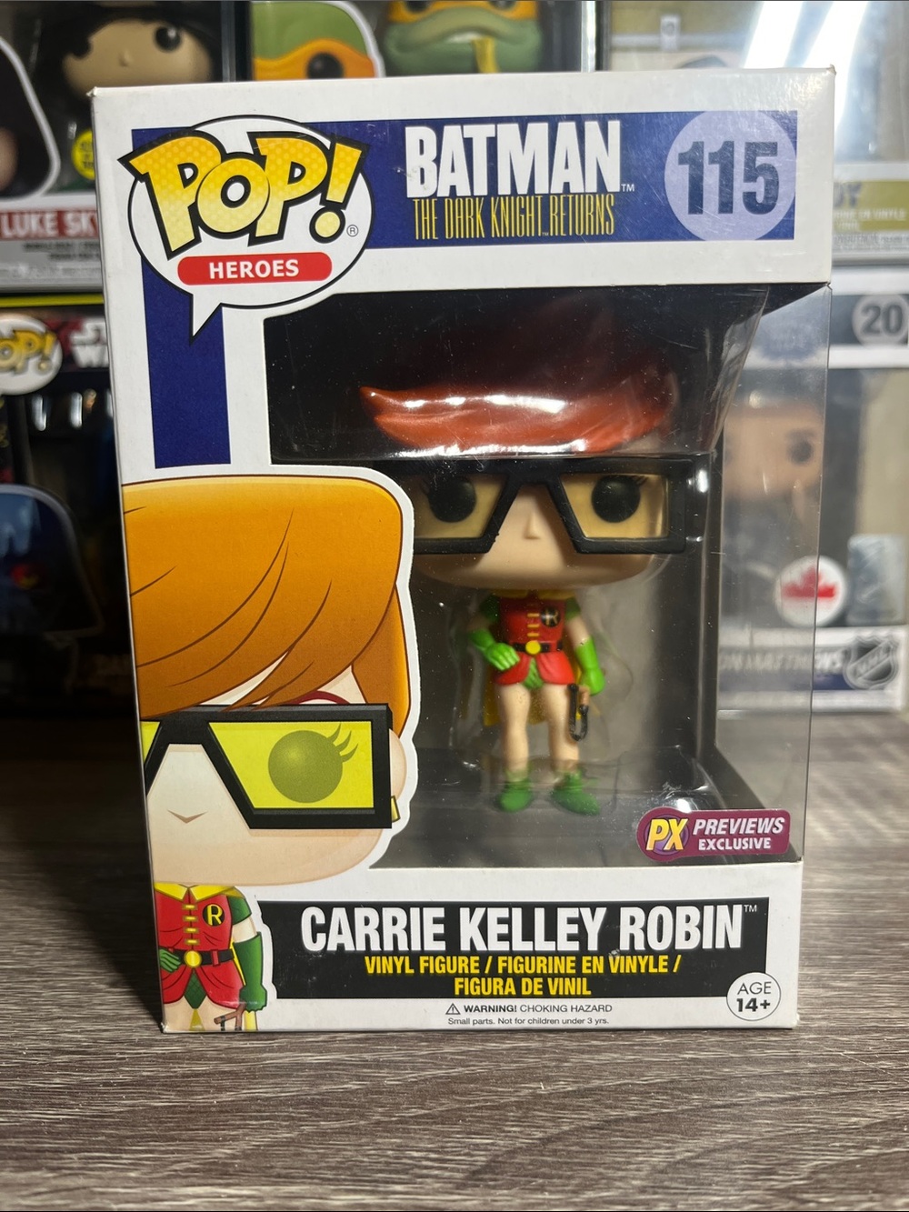 Funko Pop! Heroes Carrie Kelley Robin — Red, Green, Black
